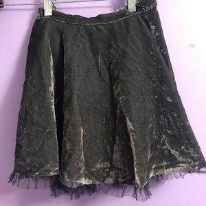 Velvet Mini Boden Skirt